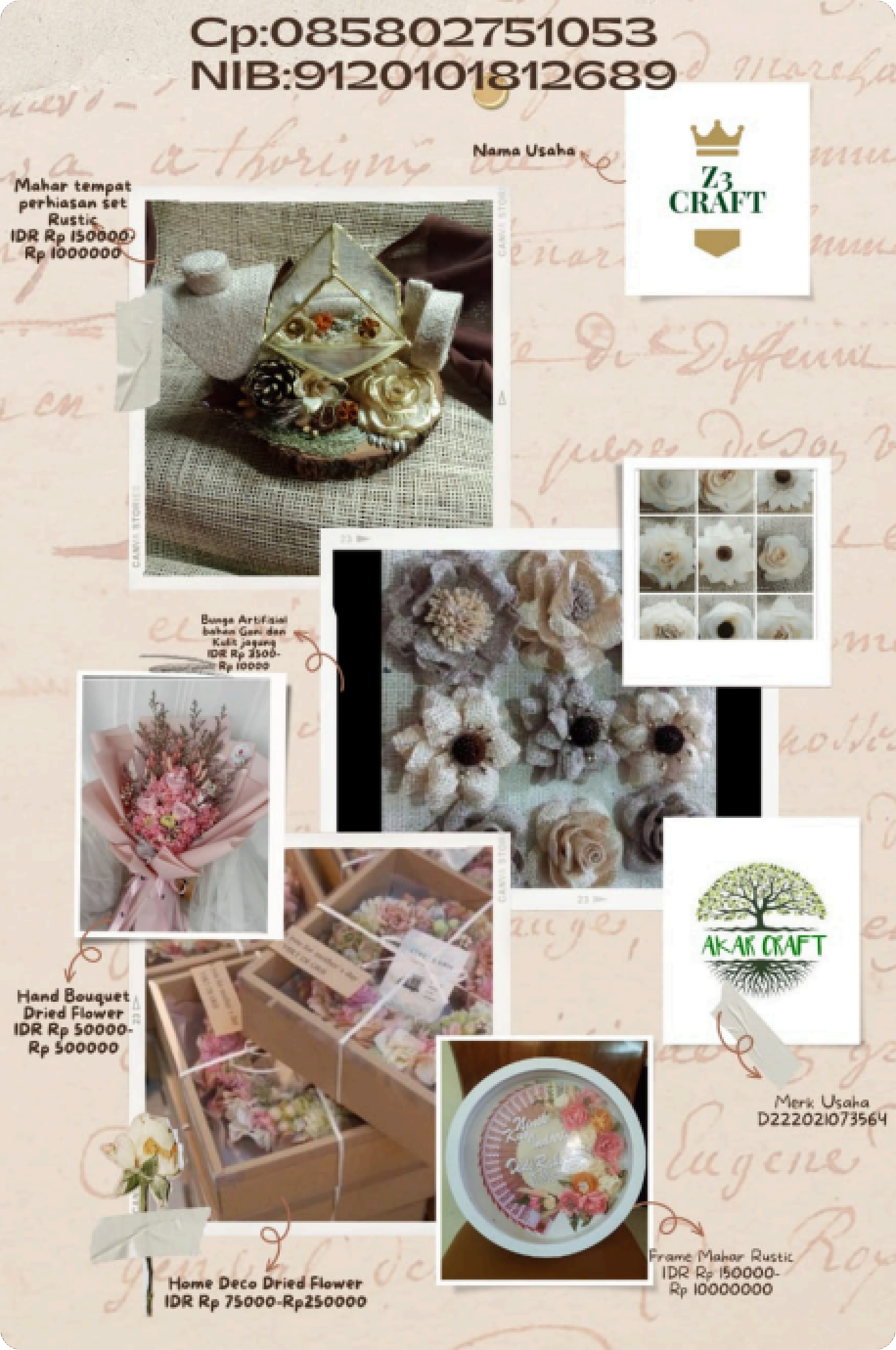 Frame Mahar Rustic