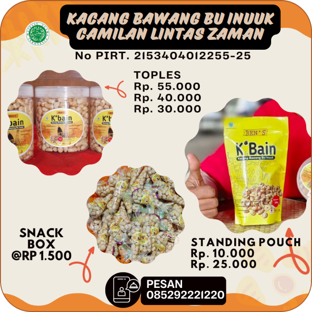 Kacang Bawang Bu Inuuk - Standing Pouch